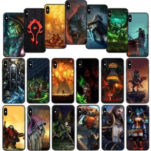 World Of Warcrafts Soft Cover Case for iPhone 7 8 6 6S 5 5S SE Plus