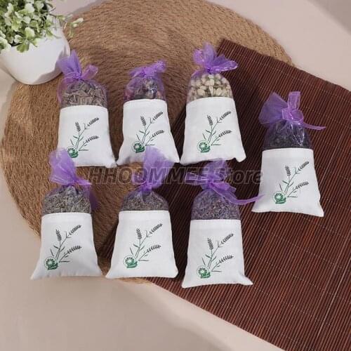Natural Dried Flowers Rose Jasmine Lavender Bud Flower Sachet Bag Filling Real Natural lasting Lavend Car Room Air Refreshing 1X