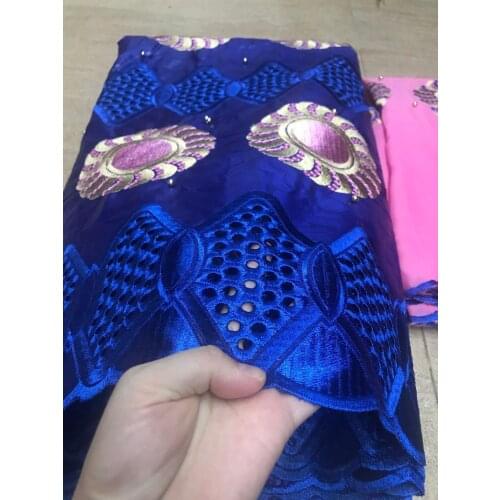 New arrival cotton basin riche brocade 2019 nouveau high quality dry lace latest bazin riche fabric bazin brode 5+2yards/lot