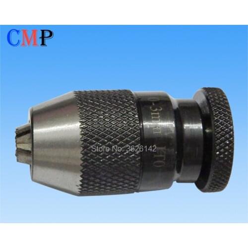 Precision Keyless Drill Chuck 0-3mm for Small-hole Drilling EDM