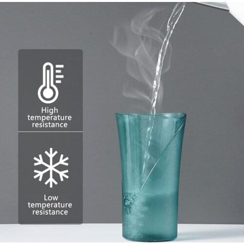 Nordic Transparent Mouth Cup Couple Simple Household Brushing Cups Plastic Toothbrush Holder