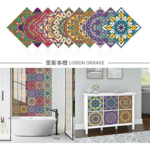 Peel and Stick PVC Backsplash Tiles Stickers Paint Removable Waterproof Self-Adhesive Decals Vinyl Home Kitchen Bathroom Wall