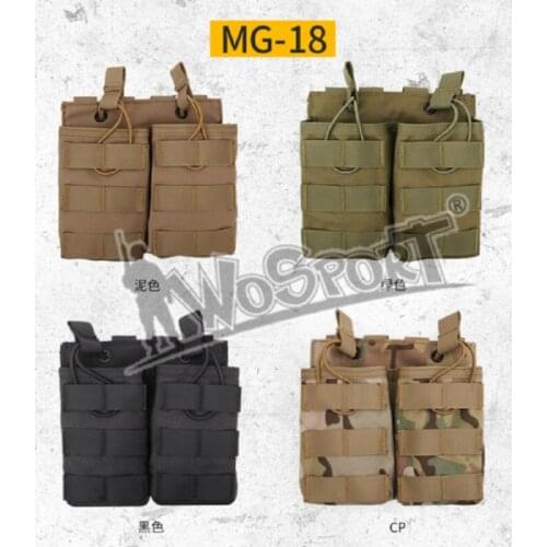 WoSporT double storage bag (G36) MOLLE system outdoor waist bag equipment bag