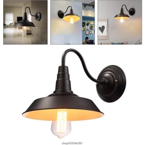 Retro Industrial Wall Mount Lamp Outdoor Barn Garage Vintage Fixture Night Light Multipurpose Wall Sconce Creative Lighting ju25