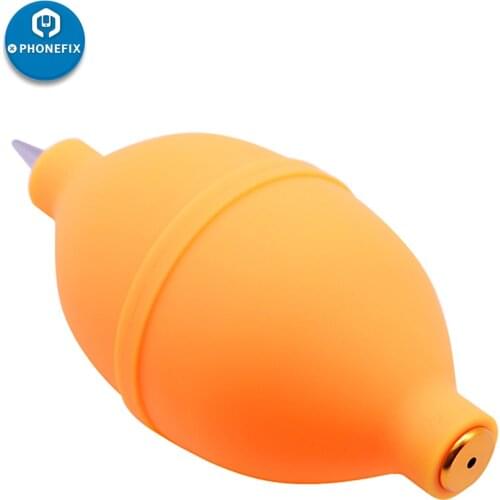Air Blower Ball Dust Cleaner Phone Screen Clean One Way Air Inlet Rubber Ball for Mobile Phone Tablet Camera Lens Cleaning