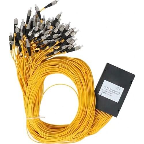 High Quality1x64 plc splitter FBT Optical Couple FC / UPC 1x64 plc splitterFBT Optical Fiber Optic Splitter Single modeFC /UPC,F