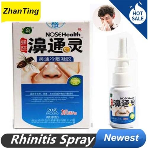 2021 New Rhinitis Sprays Chronic Sinusitis Chinese Medical Herb Nasal Spray Treatment Nose health care products