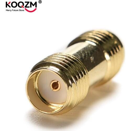 1pc Straight SMA Female To Female Jack RF Adapter Coaxial Connectors