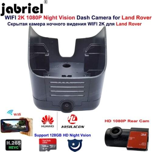 2K Full HD 1080P Wifi Night Vision Car Dvr Dash Cam Car Camera 24H Parking Monitoring For Land Rover Discovery Sport 2020 2021