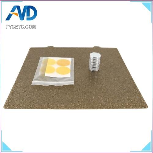 300x300mm Double Sided Textured PEI Spring Steel Sheet + Magnet To Being Magnetic Hot Bed For CR-10S CR10S Lulzbot Taz6