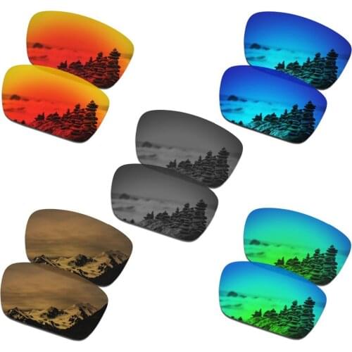 SmartVLT 5 Pairs Polarized Sunglasses Replacement Lenses for Oakley Fuel Cell - 5 Colors