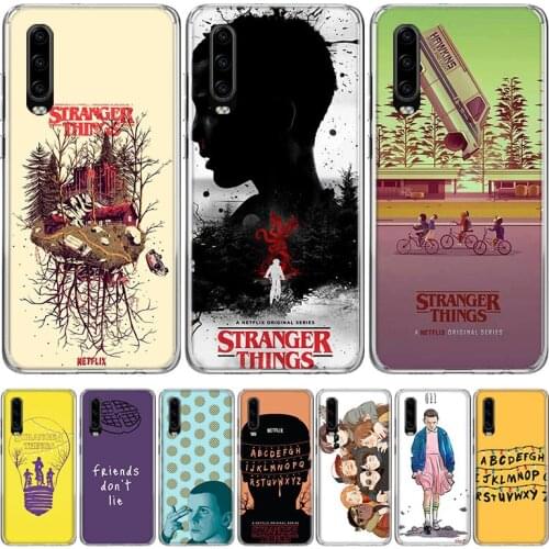 Stranger Things 3 Phone Case for Huawei P30 P40 P20 P10 Mate 20 10 30 Lite Pro P Smart Z Plus + Art Luxury Cover Coque