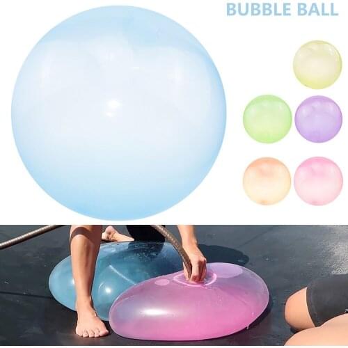 Bubble Ball Giant Inflatable Water Wubble Water-FilledFunny Transparent Bubble Ball for Kids Outdoor Party Play