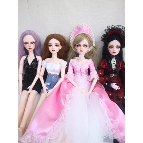 Customized BJD dolls 1/3 BJD dolls wigs Plastic doll 24 joints ball joint doll 20200305