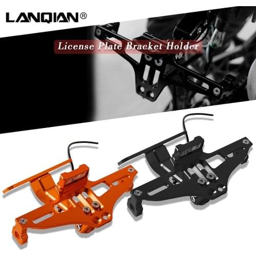 For SUZUKI Motorcycle License Plate Bracket Holder HAYABUSA GSXR 1100 1000 750 600 BKING GSX1300 GSXS1000 F ABS RF900R GSX1100F