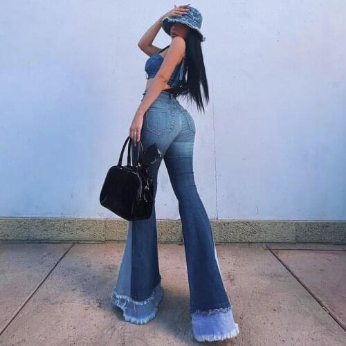Lygens Womens High Jeans