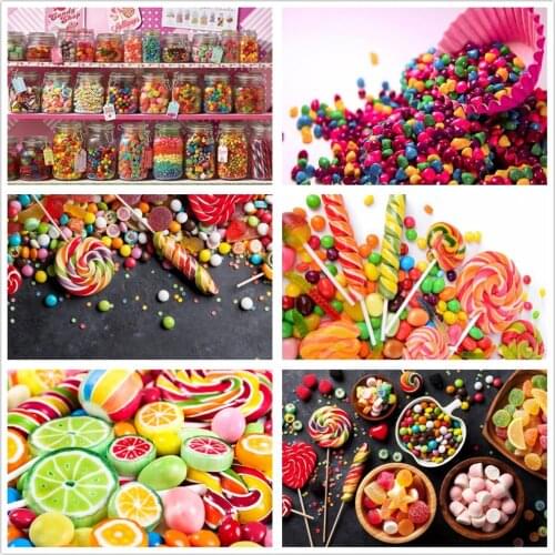 5d diy diamond painting candy house shop cross stitch kit diamond embroidery candy shop diamond mosaic decorative painting gift