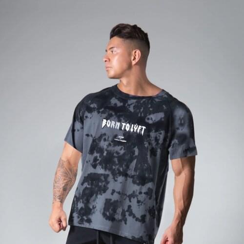 2021 Fashion New Summer Fitness Short Sleeve Men Fans Color Cotton Loose Recreational Sports Big Size Round Collar Jacket