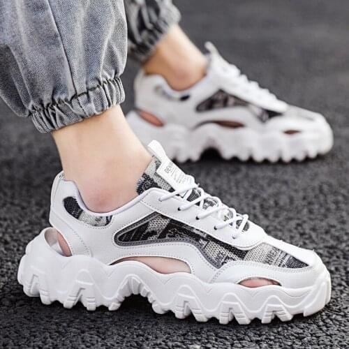 Mens Sandals Summer Breathable Sneakers Mens Casual Shoes Mesh Sneakers for Men Comfort Jogging Walking Comfort Male Footwear