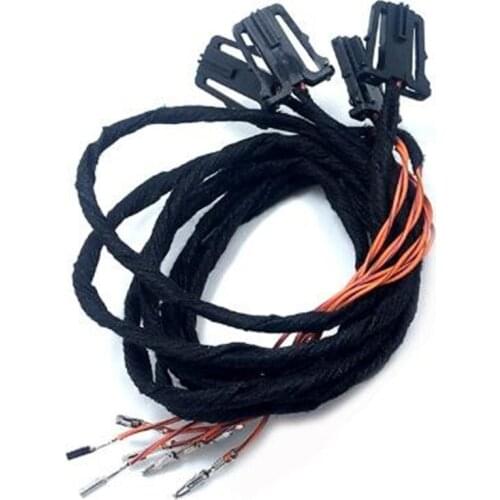 SCJYRXS 1Pcs Door Warning Light Cables For Passat CC B6 B7 Golf MK5 MK6 MK7 Plus EOS Scirocco Seat Alhambra 3AD947411