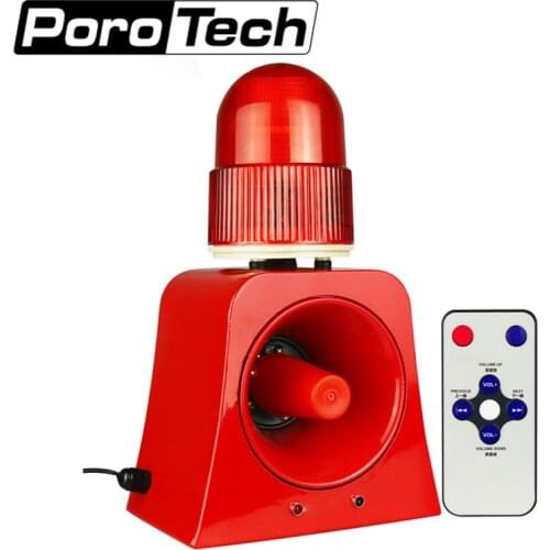 SF-503 Audible and Visual Alarm Signal Warning Beacon Light Alarm Horn Siren 10W Outdoor Alarm Annunciator