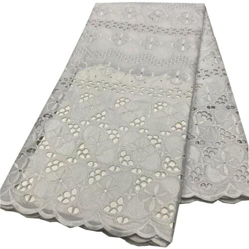 SJ Lace Swiss Voile Lace In Switzerland 2021 High Quality Lace Soft Dubai Fabric Latest Cotton Lace Fabric For Women L3-6