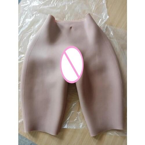 6G Upgrade Artificial Sex Fake Shorts Lift Hip Silicone Realistic Vagina Panties Shemale Crossdresser Pussy Pants Transgender