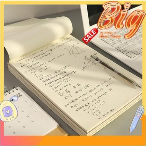 40/60sheets Kraft Cover Notebook Sketchbook For Record Inspiration Drawing Writing Office School Supply Stationery Wholesale