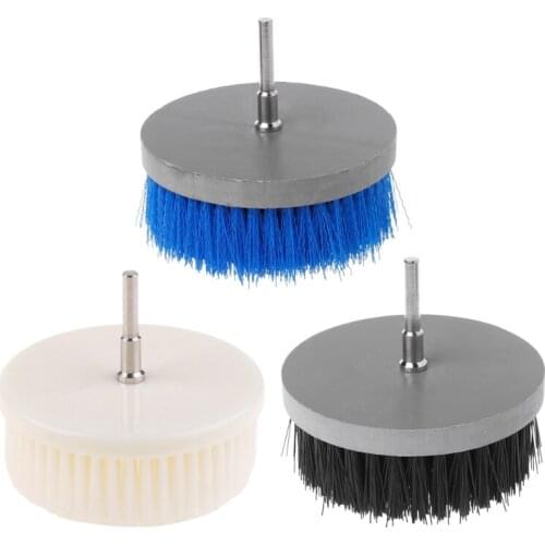 100mm Electric Drill Powered Scrub Heavy Duty Cleaner Brush For Cleaning Carpet Sofa Wooden Furniture