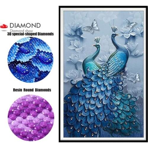 DIY Diamond Painting,35x45cm Daimond accessories,Diamond Embroidery,Animal,Peacock, Rhinestone,5D Diamond Mosaic,Decor