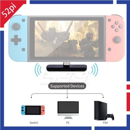 52Pi GuliKit NS07 Type-C Wireless Bluetooth Audio USB Transmitter Adapter Transceiver for Nintendo Switch ( Lite ) / PS4 / PC