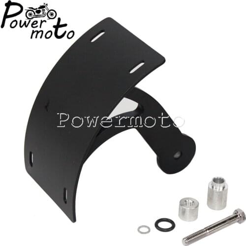 Motorcycle Side Mount License Plate Number Bracket For Suzuki Boulevard M109R 2006-2013 Aluminum Tag Holder Kit