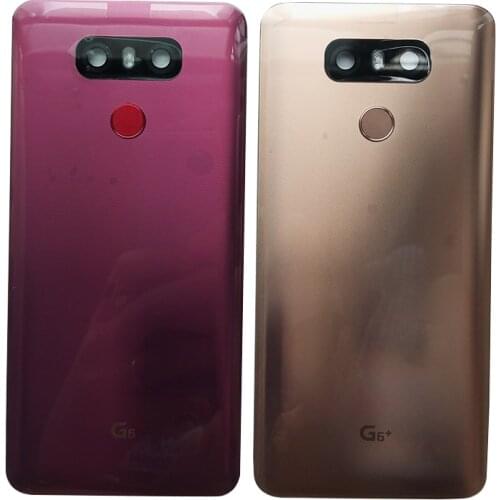 For LG G6 LS993 US997 VS998 H870 Glass Rear Housing Battery Cover Case Back With Fingerprint Sensor