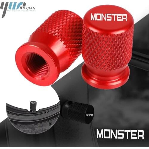 For Ducati Monster 821 696 795 797 New Motorcycle Monster 821 Accessories CNC Aluminum Vehicle Wheel Tire Valve Stem Caps Covers