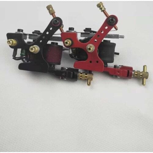 Hot item Chrome Tattoo Machine For Beginner Tattoo Apprentice Machine 10 Warps Coil Guns For Liner and Shader Free Shipping