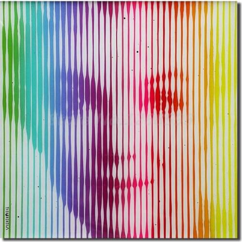 Marilyns Monroes Hidden Portrait Optical HD Art Canvas Poster Painting Wall Picture Print Home Bedroom Decoration Artwork