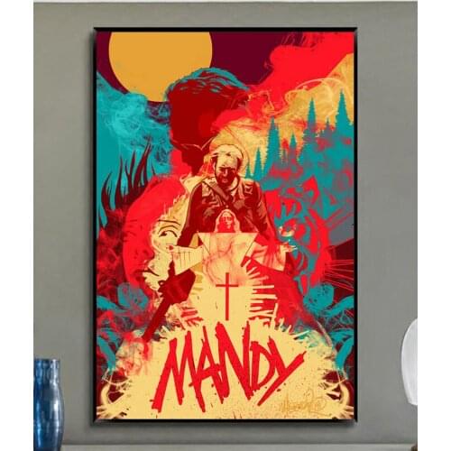 W223 MANDY Movie Trend Beautiful Fashion Silk Fabric Wall Poster Art Decor Sticker Bright