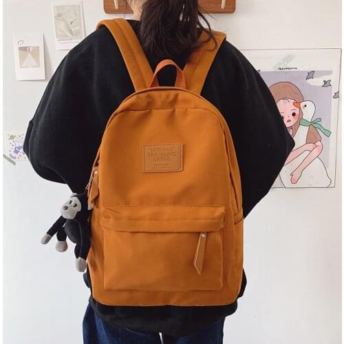 New 2021 Fashion Backpack nylon Women Backpack Anti-theft Shoulder Bag New School Bag For Teenager Girls School Backapck Female