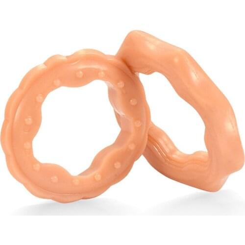 Male Foreskin Rings Penis Sleeve Scrotum Rings Men Sex Toys Testicle Cock Ring Male Masturbation Delay Ejaculation Intimate Good