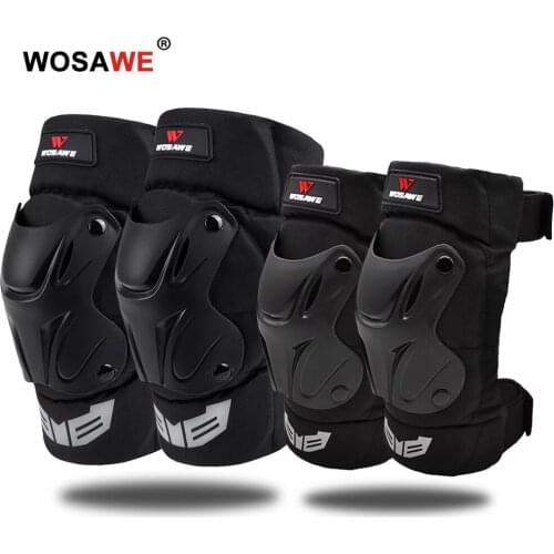 WOSAWE Motorbike Kneepad Protection Motocross Motorcycle Knee Pads MX Protector Racing Guards Off-road Elbow Protective Gear