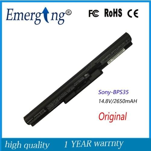 14.8V 2670MAH Original New Korea Cell Laptop Battery for SONY VGP-BPS35A BPS35 F14316SCW F15217SCB
