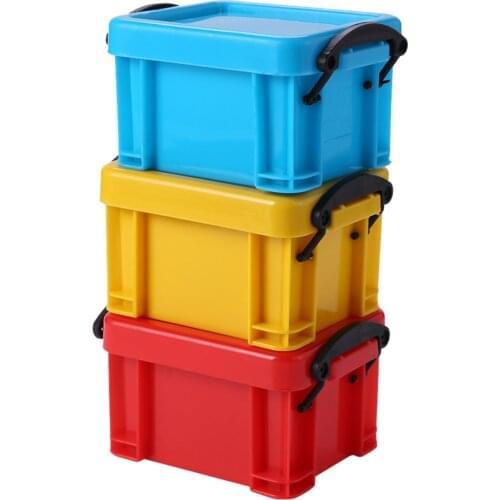 RC Car Mini Plastic Storage Box Tool Simulation Climbing Car Professional Spare Parts Toy Accessory for 1/10 RC Crawler Car