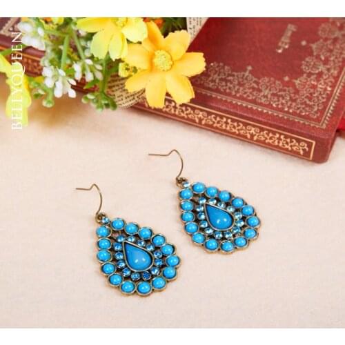 Tribal Styl Accessories Belly Dance Tribal Earrings Necklace Eyebrow Pendant Dance Costume Accessories Indian Bollywood Jewelry