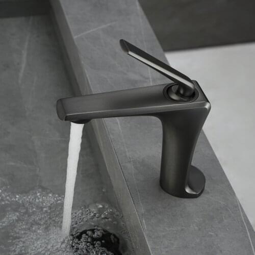 Basin Mixer Faucets Bath Sink Tap Rose Gold and Black Brass Hot/Cold Single Handle Bathroom Faucet Basin Tap Wash Taps Torneira