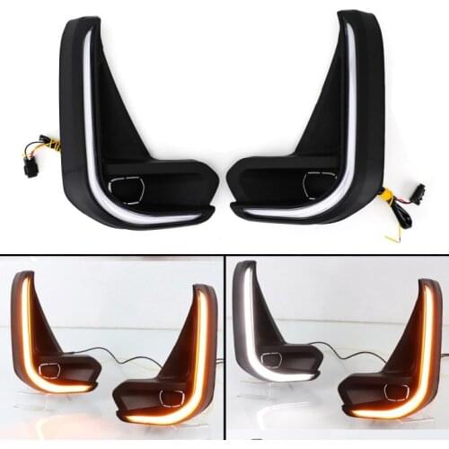 Artudatech LED DRL Daytime Driving Running Driving Light For Toyota Hilux Revo 2020-2021 Car Auto Parts