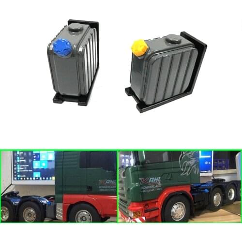 Urea Tank Decoration for 1/14 Tamiya RC Truck Trailer Tipper Scania MAN Benz Actros Volvo Car Diy Parts