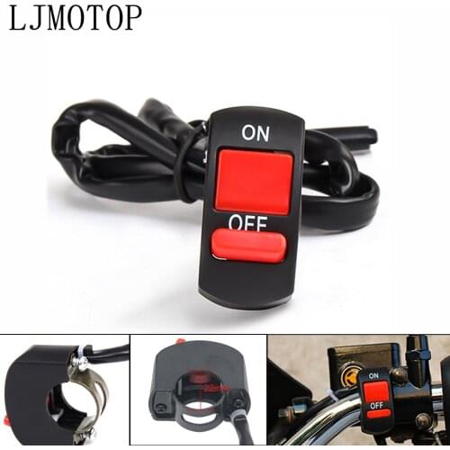 Universal Motorcycle Switches Handlebar Flameout Switch ON OFF Button For Honda VFR 1200 ST 1300 NC750S X CB1100 CBF1000 CB600F