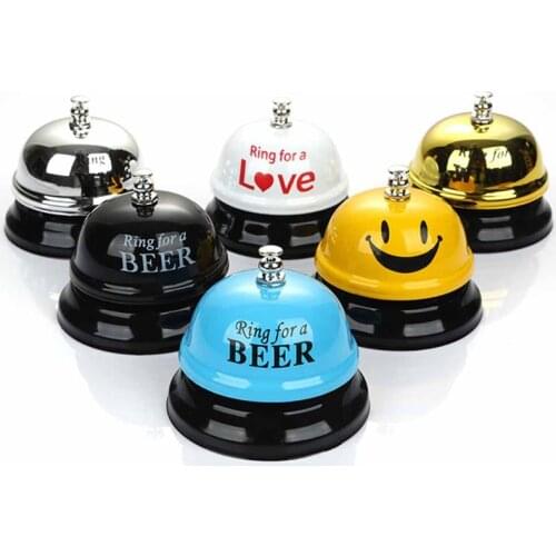 Restaurant Service Call Bell for Hotel Counter Desk Bell Ring Metal Reception Restaurant Kitchen Bar Service Call Desk Call Bell