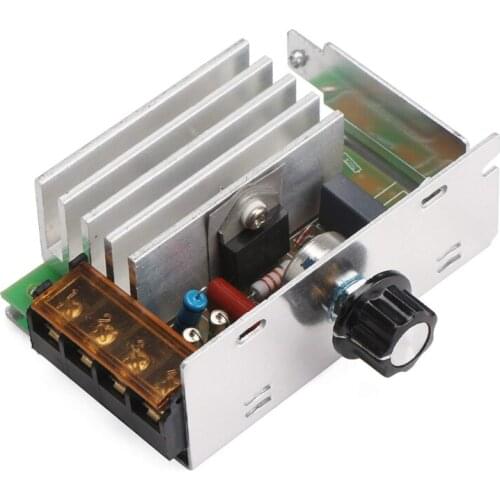 Motor Speed Controller Motor Control Board AC 110V 4000W Adjustable Voltage Regulator SCR High Power Dimmer Controller
