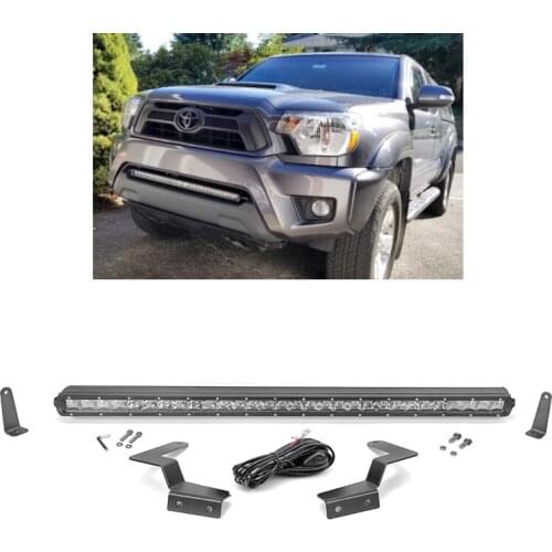 150W 30'' LED Light Bar Bumper Lower Bracket Switch Wire Kit For 2005 2006 2007 2008 2009 2010 2012 2013 2014 2105 Toyota Tacoma